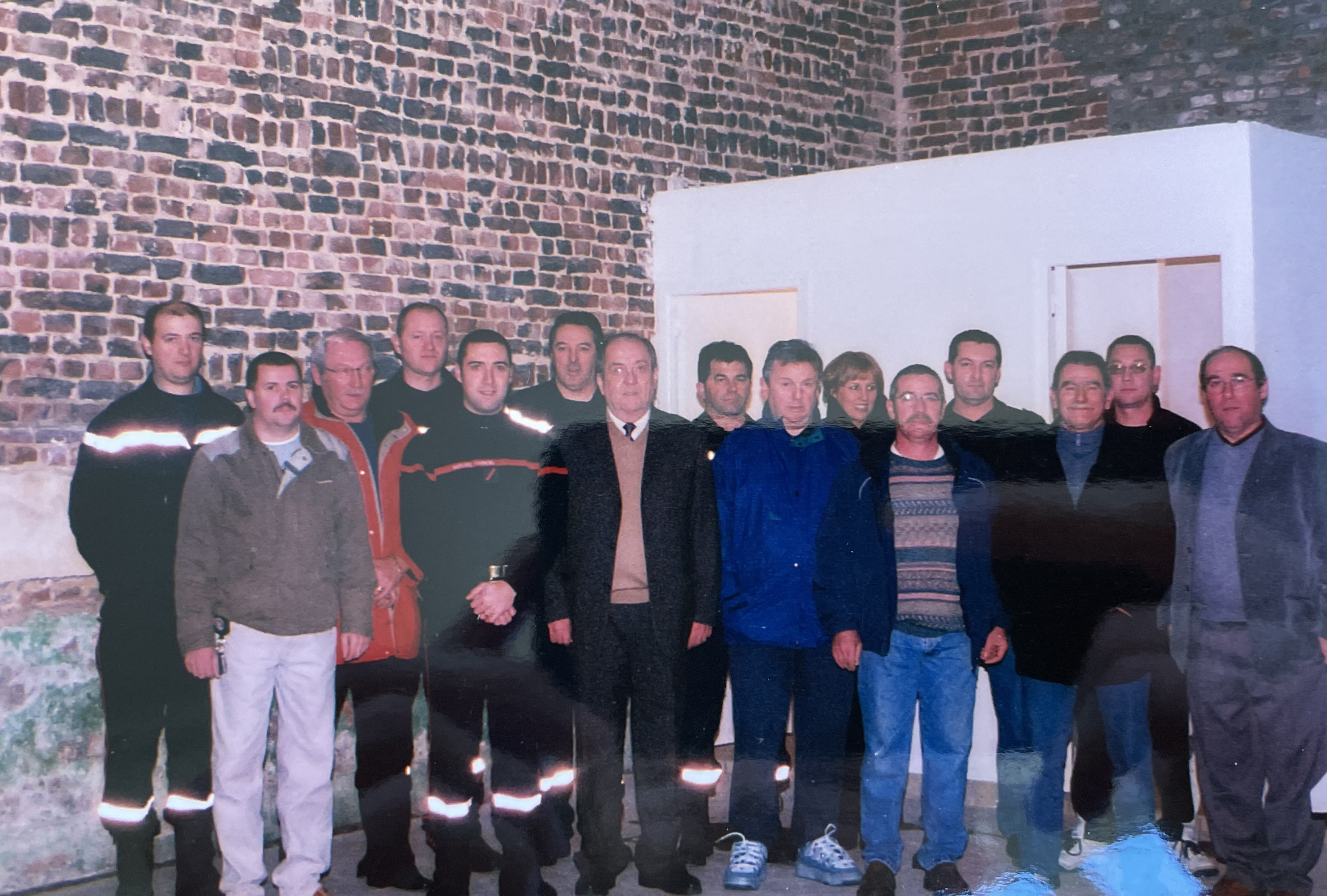 Travaux du local des pompiers
