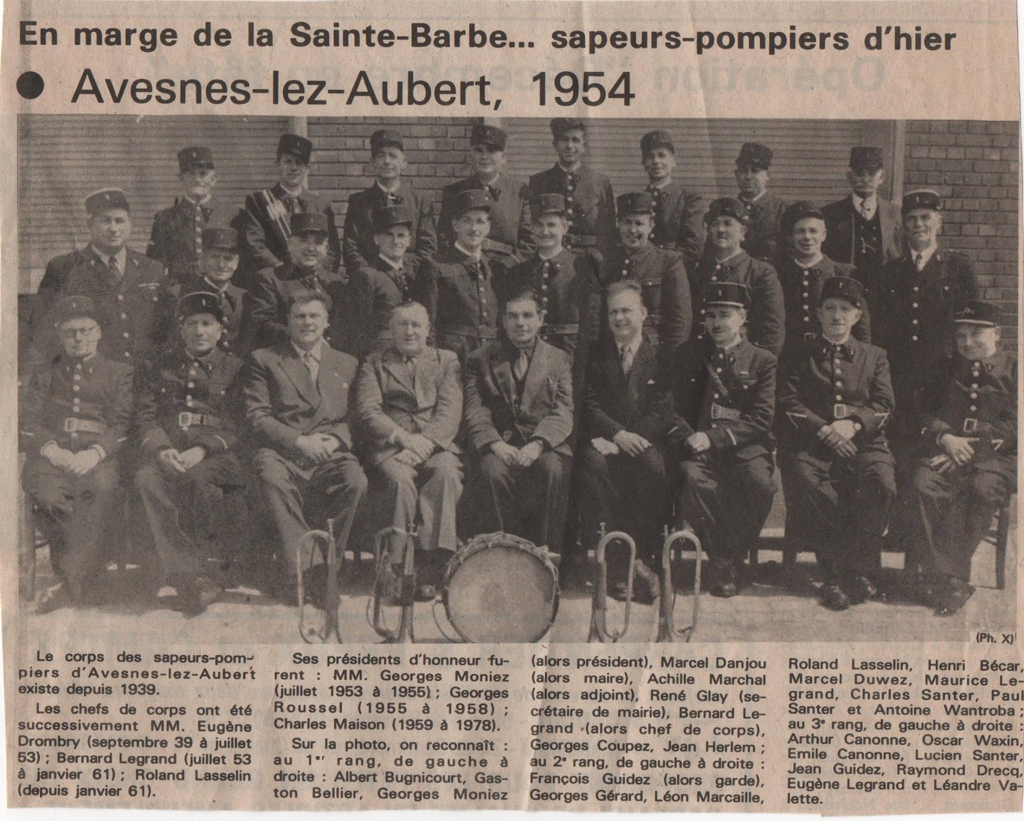 Les Sapeurs-Pompiers avesnois