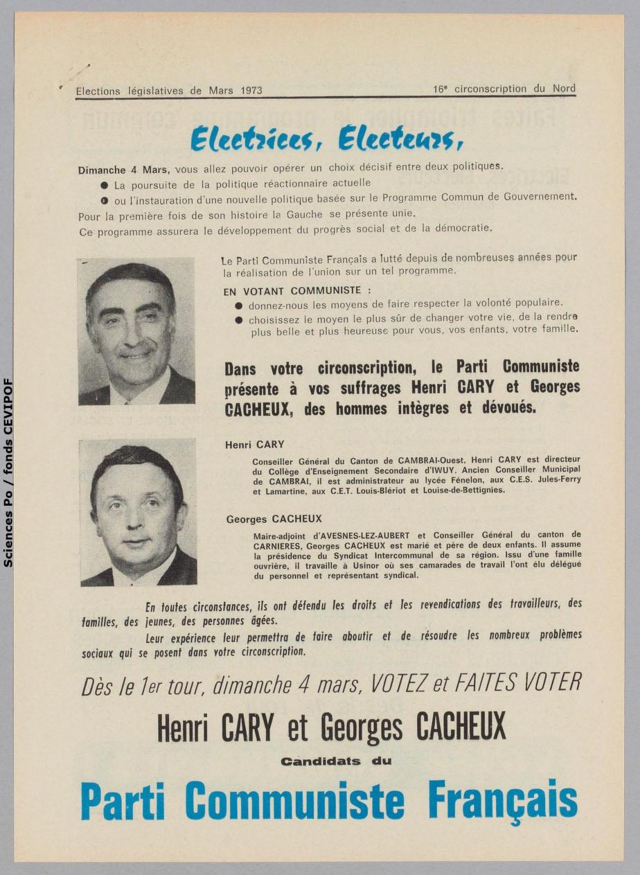 Élections législatives de 1973