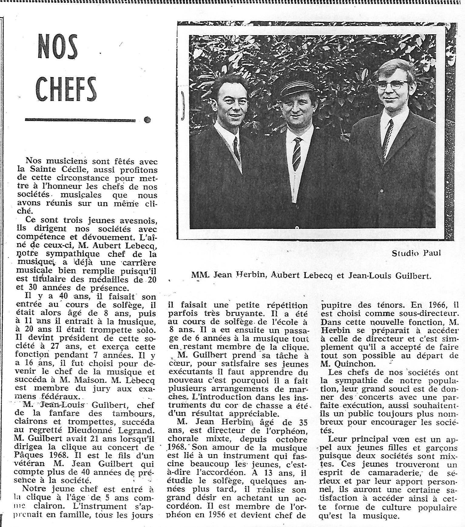 Nos chefs