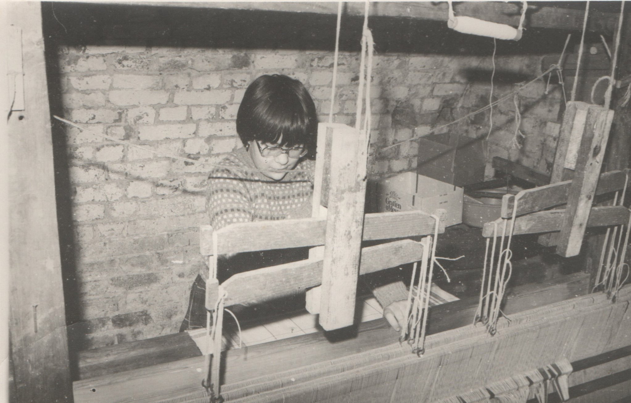 Démonstration de tissage