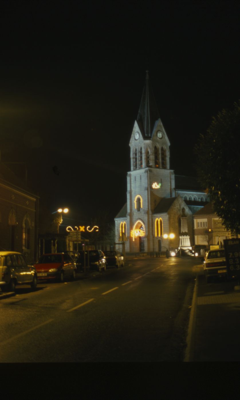 Illumination de la place