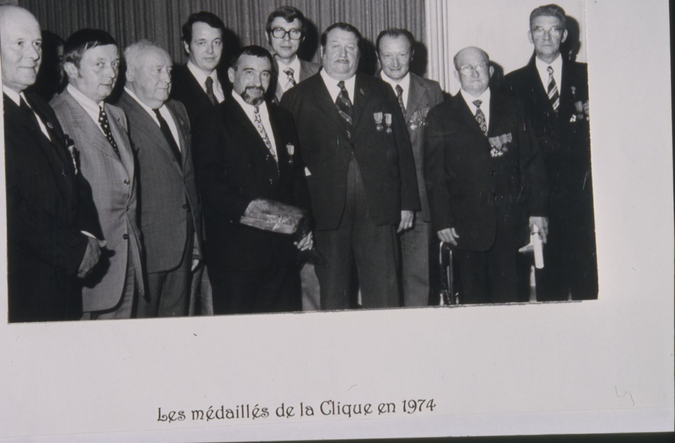 Les médaillés de la Clique