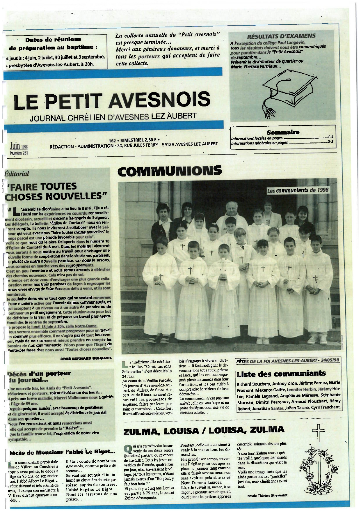 Le Petit Avesnois n°261