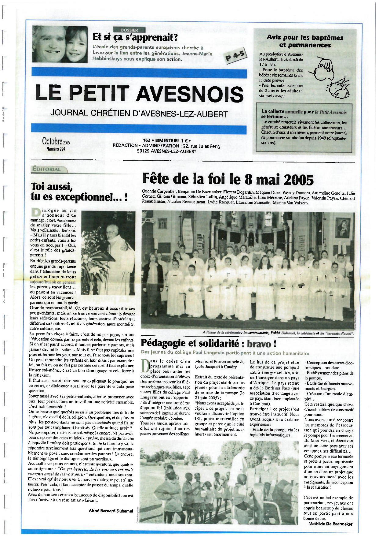 Le Petit Avesnois n°294