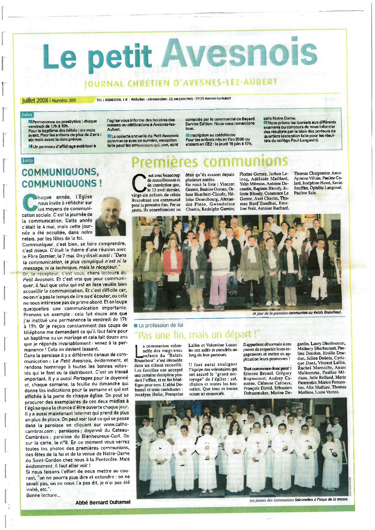 Le Petit Avesnois n°309