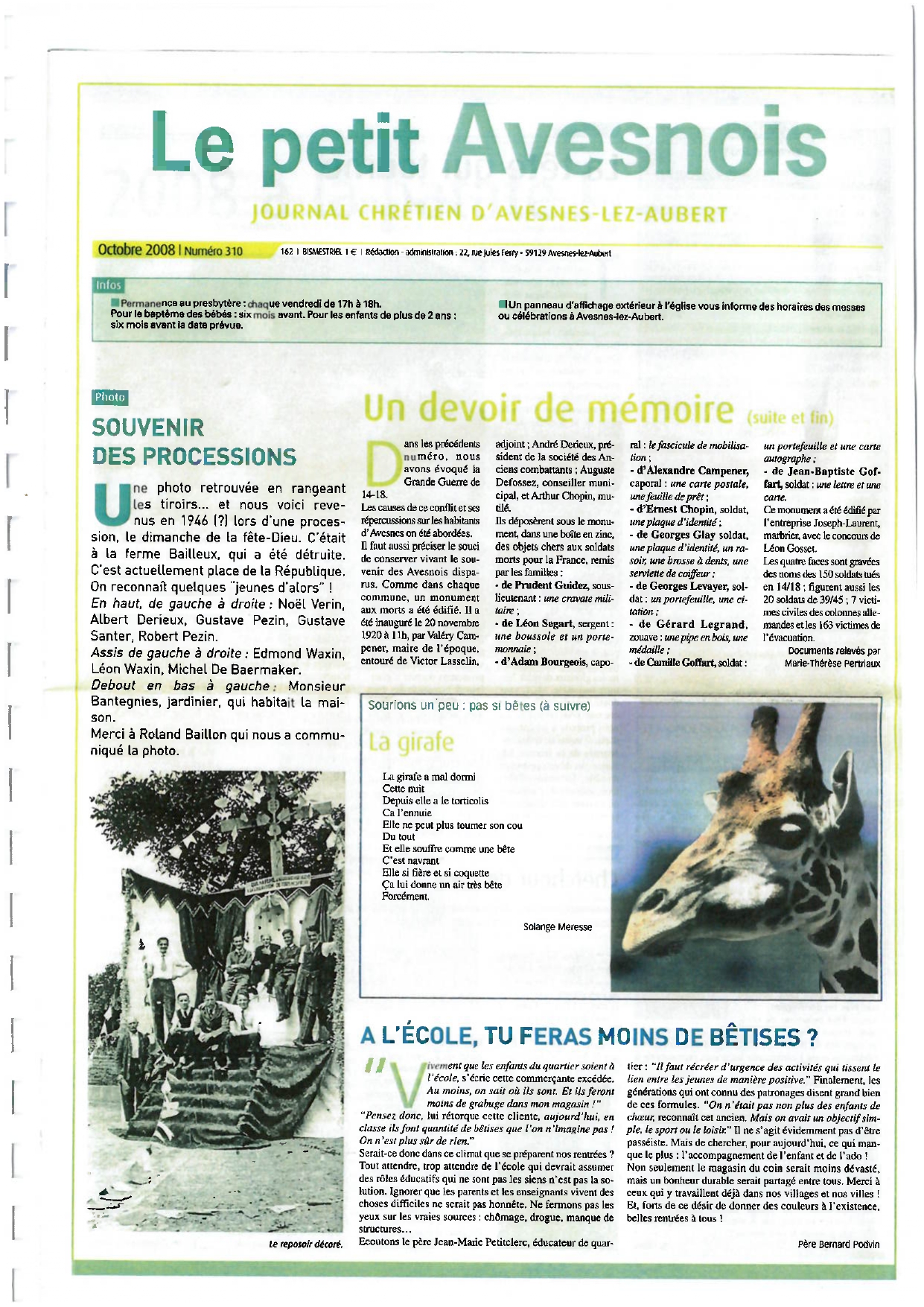 Le Petit Avesnois n°310